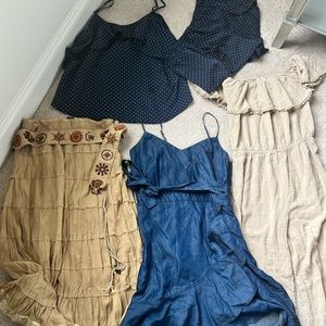 Lot of woman clothes